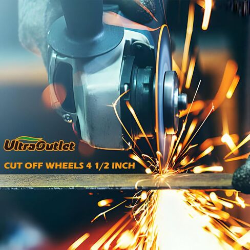 قطع العجلات 4 1/2 بوصة زاوية طاحونة قطع القرص ملحقات طاحونة زاوية للمعادن والفولاذ المقاوم للصدأ عجلة طاحونة (75 حزمة قطع العجلات + 5 عجلات طاحونة + 4 أقراص رفرف ، 84 حزمة) in Kuwait