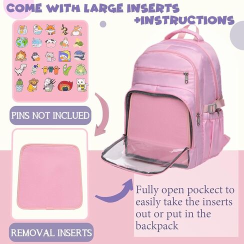 BLUEFAIRY Ita Bag Backpack Cute School Bag with insert Pin Display Backpack for School Anime Cosplay Gift (PURPLE) in Saudi Arabia