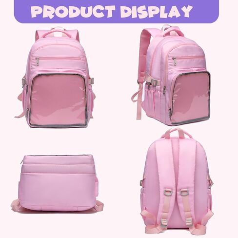 BLUEFAIRY Ita Bag Backpack Cute School Bag with insert Pin Display Backpack for School Anime Cosplay Gift (PURPLE) in Saudi Arabia