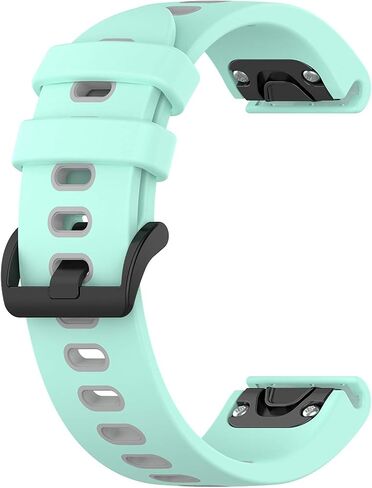 متوافق مع أحزمة ساعة Garmin Fenix ​​6S Sapphire، وأحزمة Fenix ​​5S، وأشرطة بديلة من السيليكون مقاس 20 ملم تناسب Garmin Fenix ​​5S Plus، وFenix ​​6S Pro in Kuwait