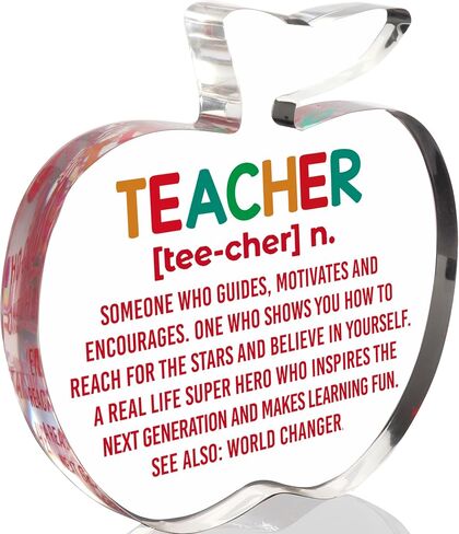 Best Teacher Appreciation Gifts, Unique Gifts Ideas from Students,Teachers Day Gifts for New Teachers, Teacher Keepsake,Teaching Assistant Gift,Teacher Sign for Desk… in Saudi Arabia