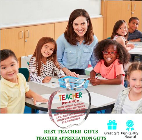 Best Teacher Appreciation Gifts, Unique Gifts Ideas from Students,Teachers Day Gifts for New Teachers, Teacher Keepsake,Teaching Assistant Gift,Teacher Sign for Desk… in Saudi Arabia