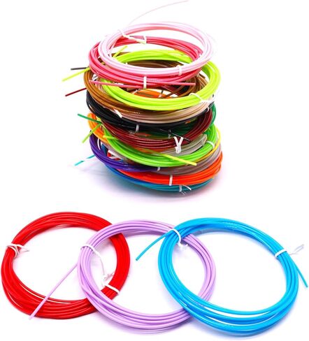 220ft PLA 3D Pen Filments، كل لون 10ft، 1.75mm 3D Pen خيوط 22 لونًا لأقلام SCRIB3D P1 وMYNT3D in Kuwait