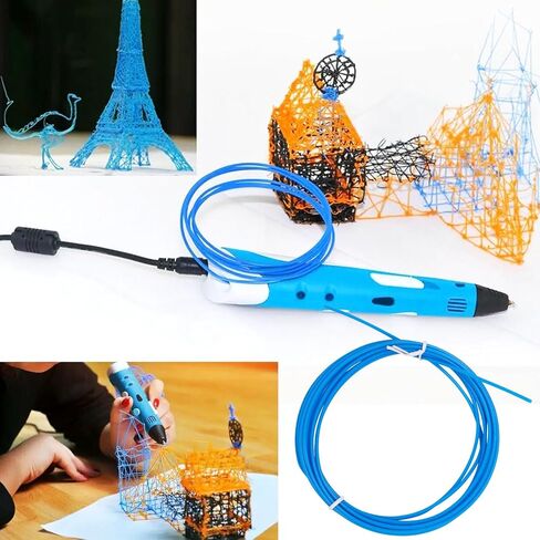 220ft PLA 3D Pen Filments، كل لون 10ft، 1.75mm 3D Pen خيوط 22 لونًا لأقلام SCRIB3D P1 وMYNT3D in Kuwait