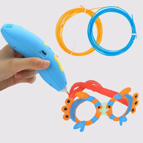 220ft PLA 3D Pen Filments، كل لون 10ft، 1.75mm 3D Pen خيوط 22 لونًا لأقلام SCRIB3D P1 وMYNT3D in Kuwait