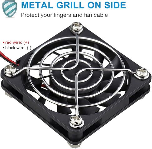 مروحة GDSTIME 60 مم، مروحة 5 فولت، 60 × 60 × 10 مم 0.18 أمبير مروحة تبريد DC بدون فرشاة in Kuwait