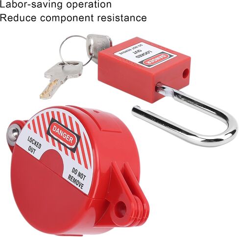 Valve Lockout Lock, Safety Padlock, Safety M/Lock Lockout Padlock, for Home Liquefied Gas Water Meter Floor Heating Drain Switch in Saudi Arabia