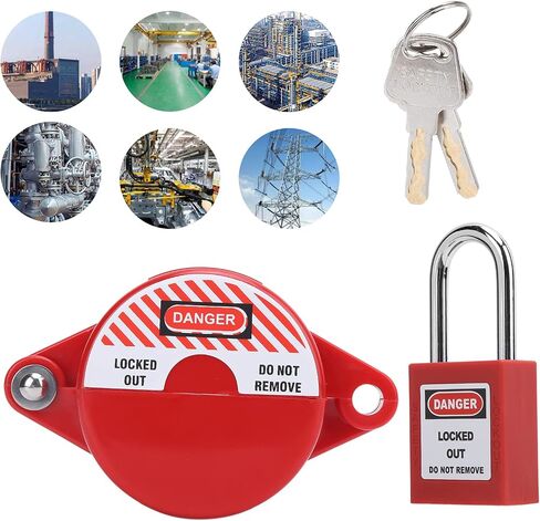 Valve Lockout Lock, Safety Padlock, Safety M/Lock Lockout Padlock, for Home Liquefied Gas Water Meter Floor Heating Drain Switch in Saudi Arabia