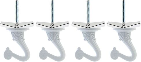 Penck Swag Hooks for Ceiling Hanging - Decorative Ceiling Hooks for Hanging Plants - Heavy Duty Hooks with Hardware for Ceiling Installation Cavity Wall Fixing, Bronze, 2-Pack in Saudi Arabia