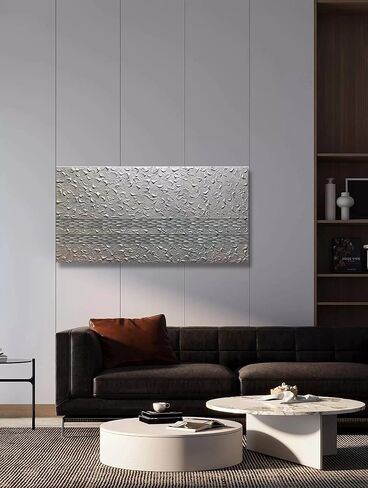Yika Art 3D Paintings Modern Abstract Oil Painting Hand Painted On Canvas Abstract Artwork Picture Wall Decoration for living room -- Tree of Life Wall Art -- 24X48 Inch in Kuwait