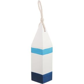 Sea Buoy Figurine Wooden Nautical Decor Maine Buoy Ocean Sea Beach Themed Ornament for Home Nautical
