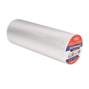 Doppy Butyl Waterproof Tape, Aluminum Butyl Rubber Tape 11.8in X 16.4ft，UV-Resistant Leak Proof Butyl Seal Strip Patch for Window and Metal Roof Flashing, Patching and Gutter Leak Repair