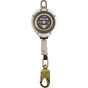 Guardian Fall Protection 10909 Halo Web SRL – 20 ft. Nylon Webbing with Carbineer, Swivel Top, Steel Snap Hook