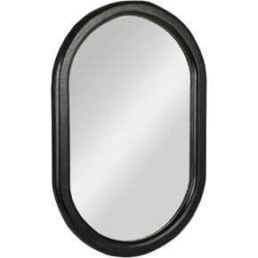 Creative Co-Op Mango Wood Framed Wall Mirror, Black