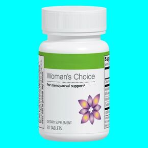 Women's Choice - Women's Health Supplement, Plant-Derived Ingredients, 30 Tablets, White