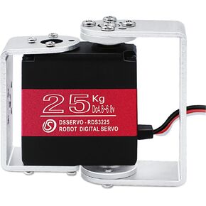 ANNIMOS 150KG Robot Servo Motor 12V High Voltage High Torque Steel Gear Large Digital Steering Servos with Mount Brackets