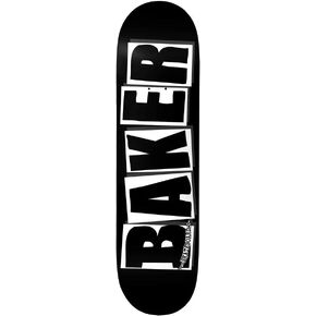 Baker Skateboards Brand Logo Black/White Skateboard Deck - 8.12" x 31.5"
