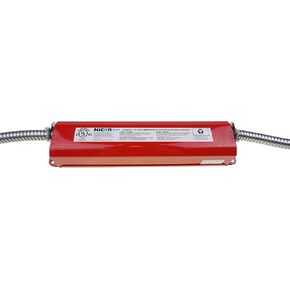 NICOR Lighting 8W LED Emergency Battery Backup Driver Universal (EMB80-10-UNV) , Red