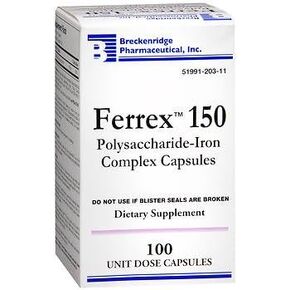 Ferrex 150 Capsules, 100ct (3 Pack)