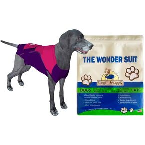 SurgiSnuggly Dog Suspenders for Diapers Female OR Male Disposable Dogggie Diapers Keeper It's A Dog Diaper Holder- Wrap Around Legs for Superior Fit SL PP