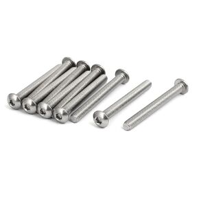 uxcell M5x70mm 304 Stainless Steel Button Head Hex Socket Cap Screws Bolts 10pcs