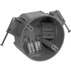 Newhouse Hardware New Work Electrical Ceiling Box for Residential and Light Commercial Applications, Nail-on 1-Gang 20 cu in, PVC, UL Listed