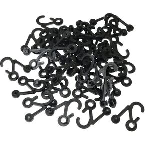 Sock Display Hooks 60pcs White Plastic J Hooks Hanger for Socks Hats Underwear Retail Clothes Display Hanger Accessories