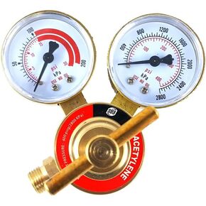 SÜA - Propane Regulator Welding Gas Gauges - CGA-510 - Rear Connector - LDB series - Check all the pictures and read the full description of this product to make sure it fits your tanks and hoses.
