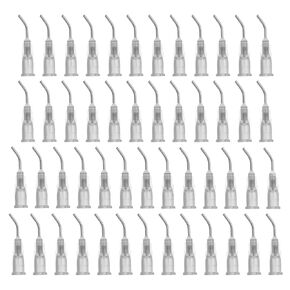 PATIKIL Blunt Tip Dispensing Needles with Bent Blunt Needle, 300 Pcs 0.4 Inch 18G Industrial Liquid Dispenser Needle with Lure Lock for Refilling Liquid Ink Adhesive Glue