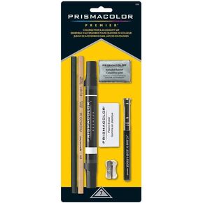 Prismacolor Premier Colored Pencil Accessory Kit with Blenders and Erasers, 7-Piece Set, Multicolor