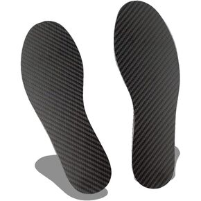 Carbon Fiber Insole 1 Pair, 1.3mm Thick, Foot Support Stiffener Insole, Shoe Insert, for Arthritis, Mortons Toe, Turf Toe, Hallux Limitus, Hallux Rigidus. 265mm(Fit Women's Size 11, Men's 10)