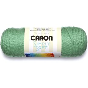 Caron Simply Soft Solids Yarn, 6oz, Gauge 4 Medium, 100% acrylic - Pumpkin - Machine Wash & Dry