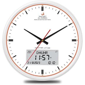 Azan Clock, LED Muslim Prayer Clock, Athan Wall Clock, Read Home/Office/Mosque Digital Azan Clock for Home Decor in Kuwait