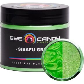 Eye Candy Premium Mica Powder Pigment “Sibafu" (50g) Multipurpose DIY Arts and Crafts Additive | Woodworking, Epoxy, Resin, Natural Bath Bombs, Paint, Soap, Nail Polish, Lip Balm