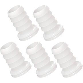 Quickun Plastic 3/8" Pex Barb Plug End Cap Pipe Crimp Fitting, Pack of 10