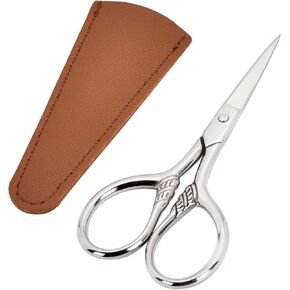 LOBODT 2PCS Vintage Style Scissors - Small Vintage Sharp Detail Shears for DIY Craft, Sewing, Artwork,scissors yarn Needlework Yarn, Fabric Cutting, Thread Snips