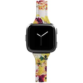 Replacement For Fitbit Versa 1/2/Lite Leather Wristband Bracelet Band Strap