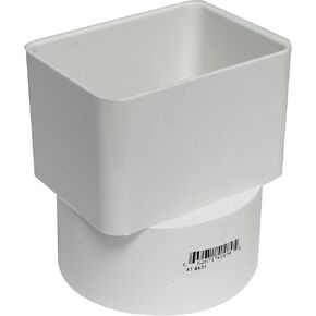 Canplas 414431BC PVC Sew (Pack of Two - 2X3X3) Down Spout Adaptor