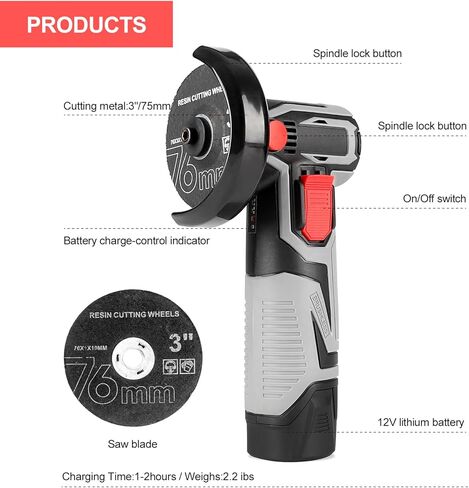 أداة دوارة لاسلكية 7.2 فولت، أدوات دوارة كهربائية 5000-18000 دورة في الدقيقة، سرعة متغيرة، 5 سرعات للطحن، 49 ملحقات أدوات دوارة، أدوات دوارة كهربائية للنقش، الصنفرة، التلميع، القطع، النحت، DIY in Kuwait
