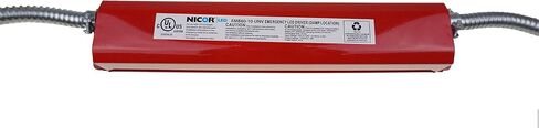 NICOR Lighting 8W LED Emergency Battery Backup Driver Universal (EMB80-10-UNV) , Red in Saudi Arabia
