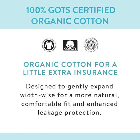 سدادات قطنية عضوية من شركة Honest Company مزودة بأداة تطبيق مضغوطة نباتية | سوبر | لا يسبب الحساسية وجيد التهوية | قطن عضوي معتمد من GOTS | منتجات النظافة النسائية | 16 عدد in Kuwait