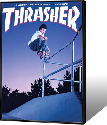 Magazine Cover Poster Room Decor Aesthetics Print Canvas Wall Art Skateboard Posters Teen Boys Wall Decor Gifts 16X24inch Unframed in Saudi Arabia