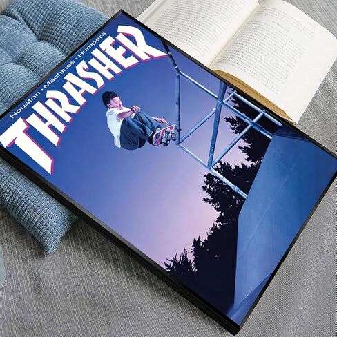 Magazine Cover Poster Room Decor Aesthetics Print Canvas Wall Art Skateboard Posters Teen Boys Wall Decor Gifts 16X24inch Unframed in Saudi Arabia