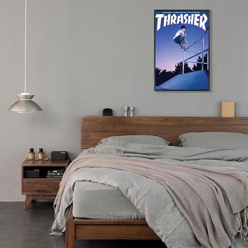 Magazine Cover Poster Room Decor Aesthetics Print Canvas Wall Art Skateboard Posters Teen Boys Wall Decor Gifts 16X24inch Unframed in Saudi Arabia