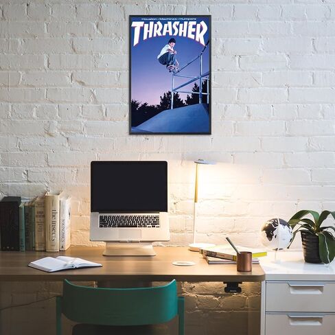 Magazine Cover Poster Room Decor Aesthetics Print Canvas Wall Art Skateboard Posters Teen Boys Wall Decor Gifts 16X24inch Unframed in Saudi Arabia