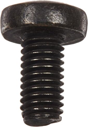 18-8 Stainless Steel Pan Head Machine Screw, Black Oxide Finish, Meets DIN 7985, #2 Phillips Drive, M4-0.7 Thread Size, 12 mm Length, Fully Threaded, Imported (Pack of 50) in Saudi Arabia