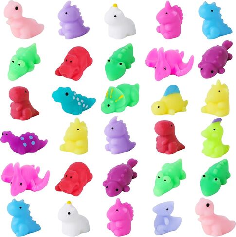 LovesTown 30 قطعة ألعاب الإجهاد Kawaii، ألعاب الديناصورات Mochi ألعاب صغيرة تململ للأطفال هدايا هدايا الحفلات in Saudi Arabia