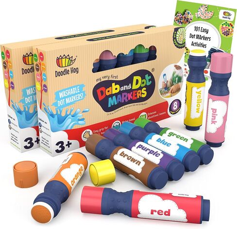 Incredible Value Dot Markers Class Pack in 36 Pack, School and Class Supplies of Dabbers, Daubers, Washable Art Markers in Bulk with Free PDF 101 Dot Markers Activities in Saudi Arabia