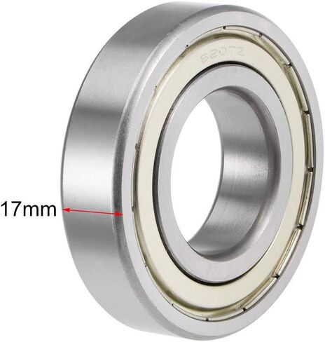 2 قطعة 6207ZZ 35 مللي متر x 72 مللي متر x 17 مللي متر 6207Z 6207 الكرات الأخدود العميق منخفضة الضوضاء مزدوجة محمية تحمل الصلب in Saudi Arabia