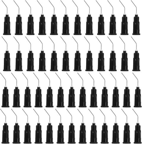 PATIKIL Blunt Tip Dispensing Needles with Bent Blunt Needle, 300 Pcs 0.4 Inch 18G Industrial Liquid Dispenser Needle with Lure Lock for Refilling Liquid Ink Adhesive Glue in Saudi Arabia